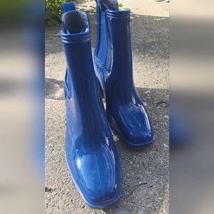 Women's Shoedazzle Pippa Blue Rain/Snow Boots